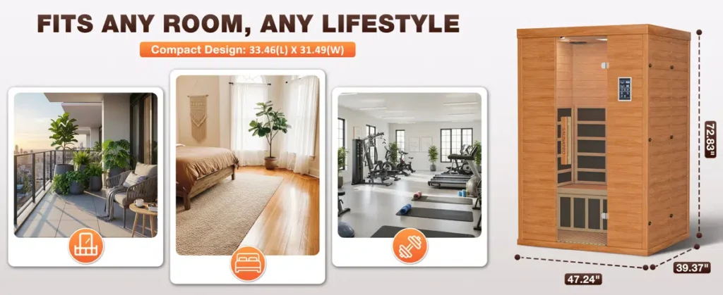 Saunapro - Fits Any Room any Lifestyle